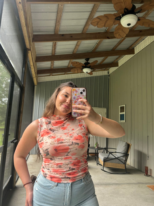 Isn’t She Lovely Mesh Tank Top