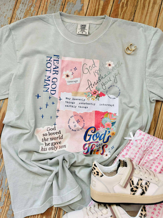 Inspirational Faith Thing's Collage  Tee