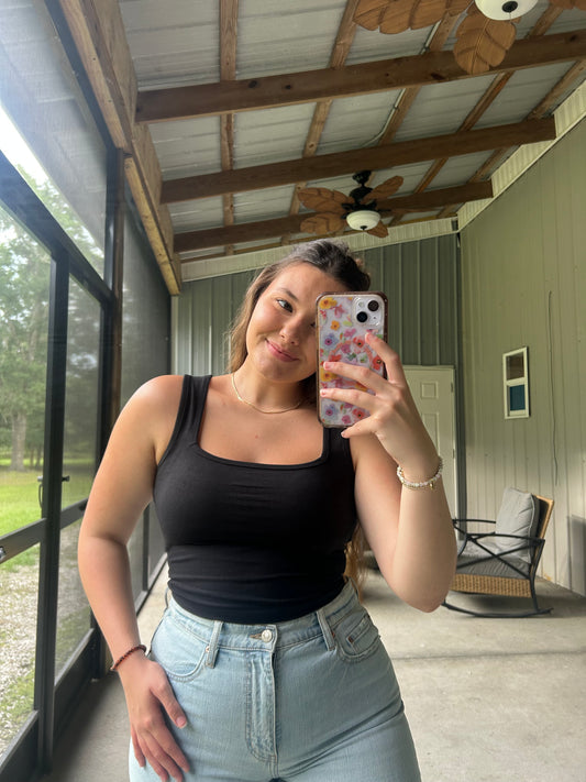 On The Go Cropped Tank Top