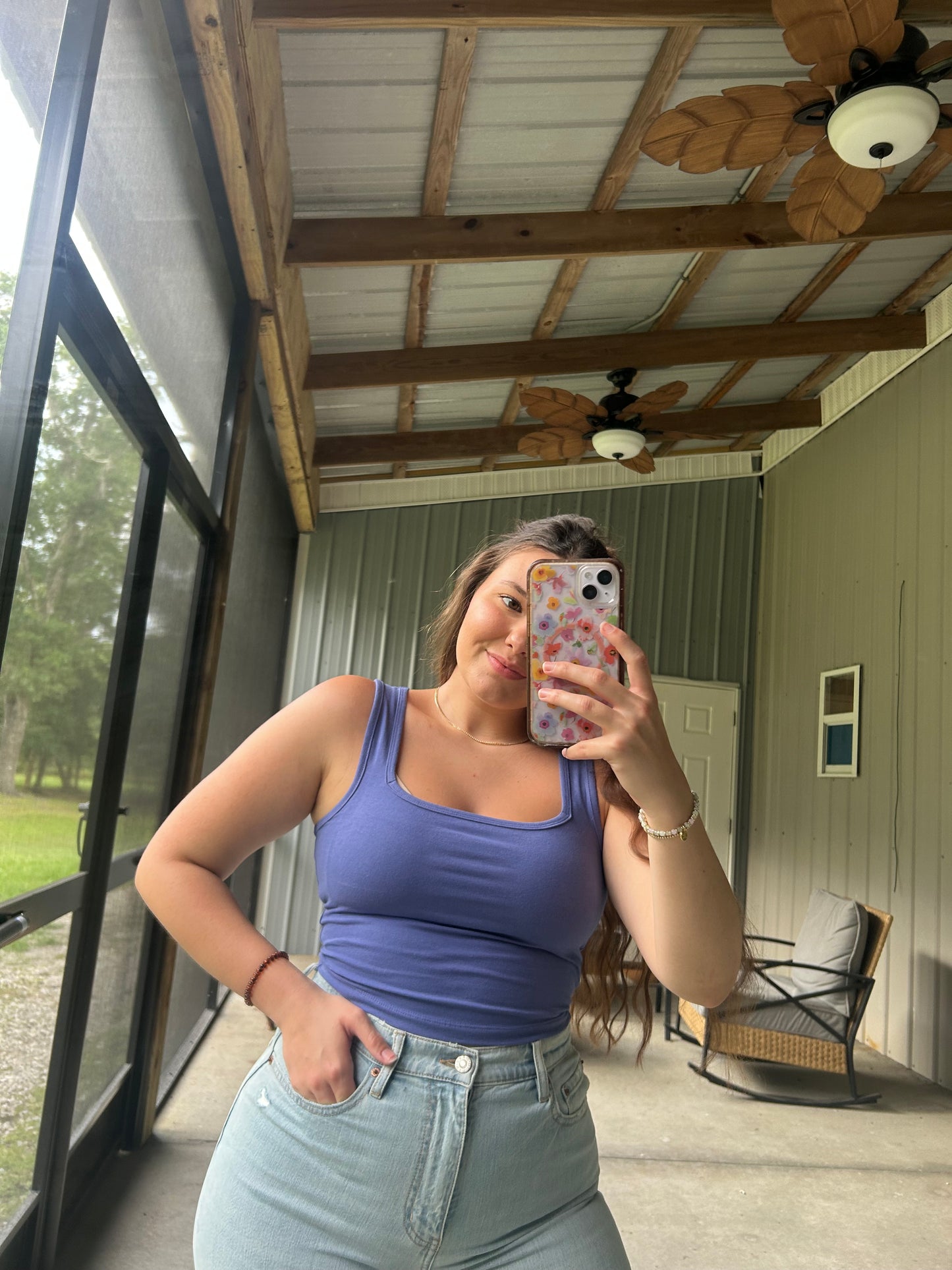 On The Go Cropped Tank Top