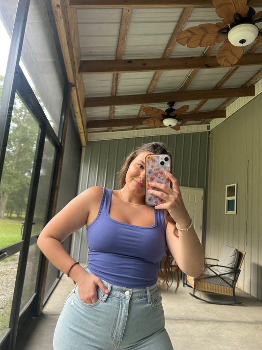 On The Go Cropped Tank Top